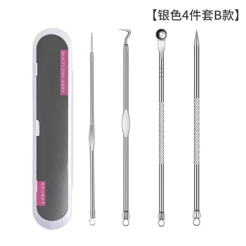 Stainless Steel Blackhead Comedone Acne Blemish Extractor