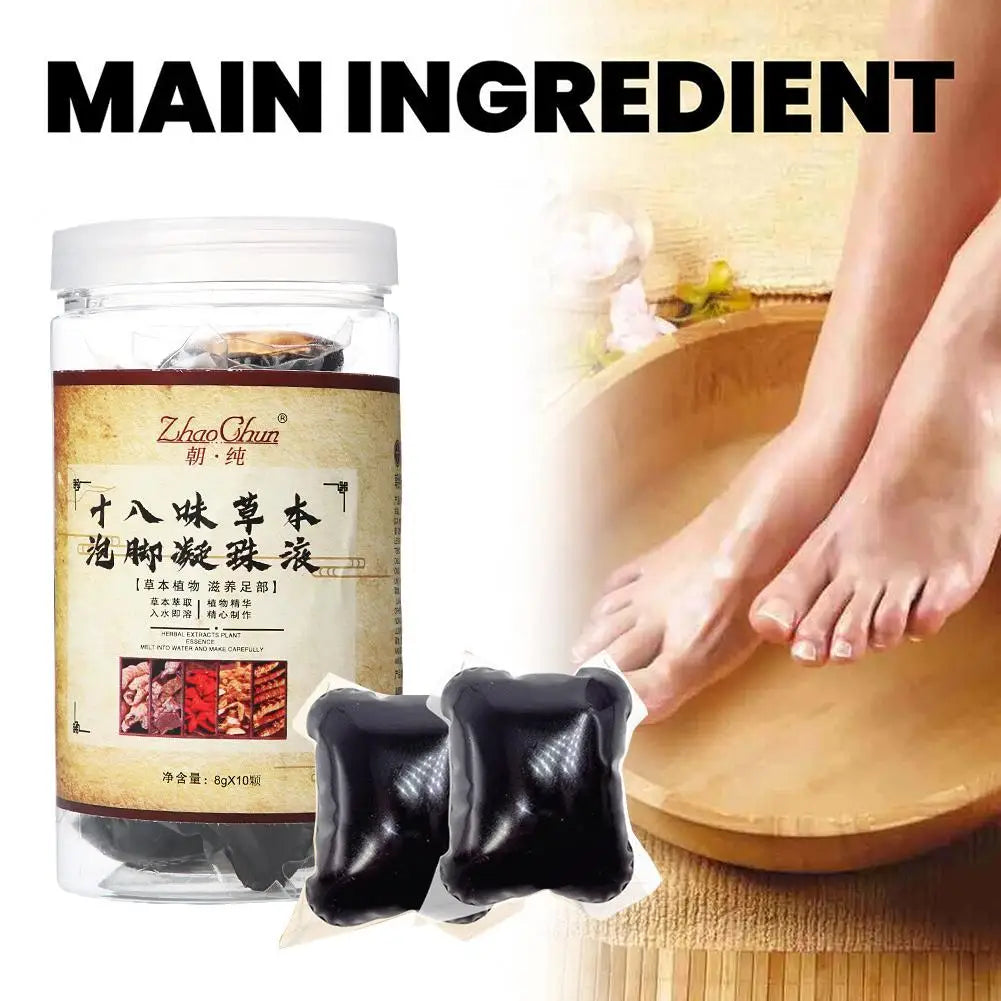 Foot Cleansing Soak Gel Beads Natural Slimming