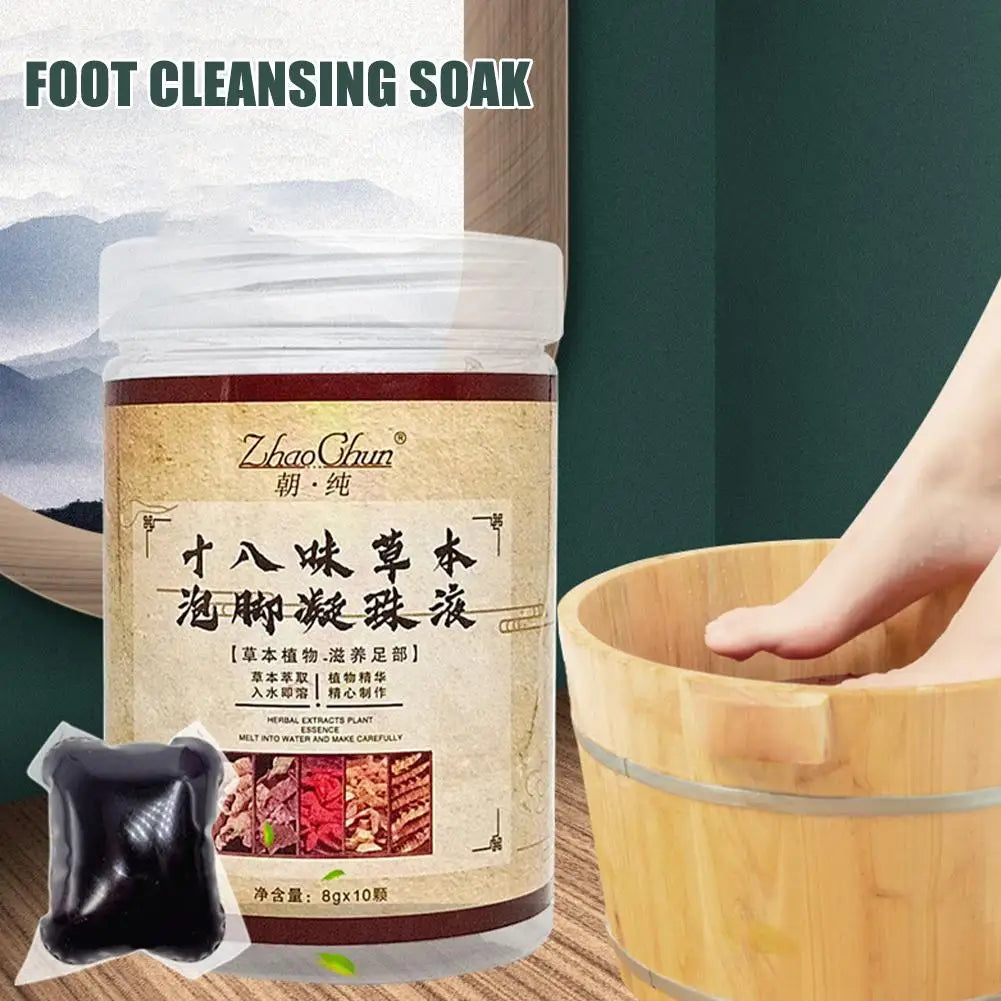 Foot Cleansing Soak Gel Beads Natural Slimming