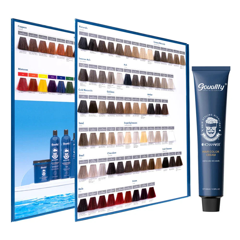 Professional Hair Dye Permanent Golden Brown Sliver Hair