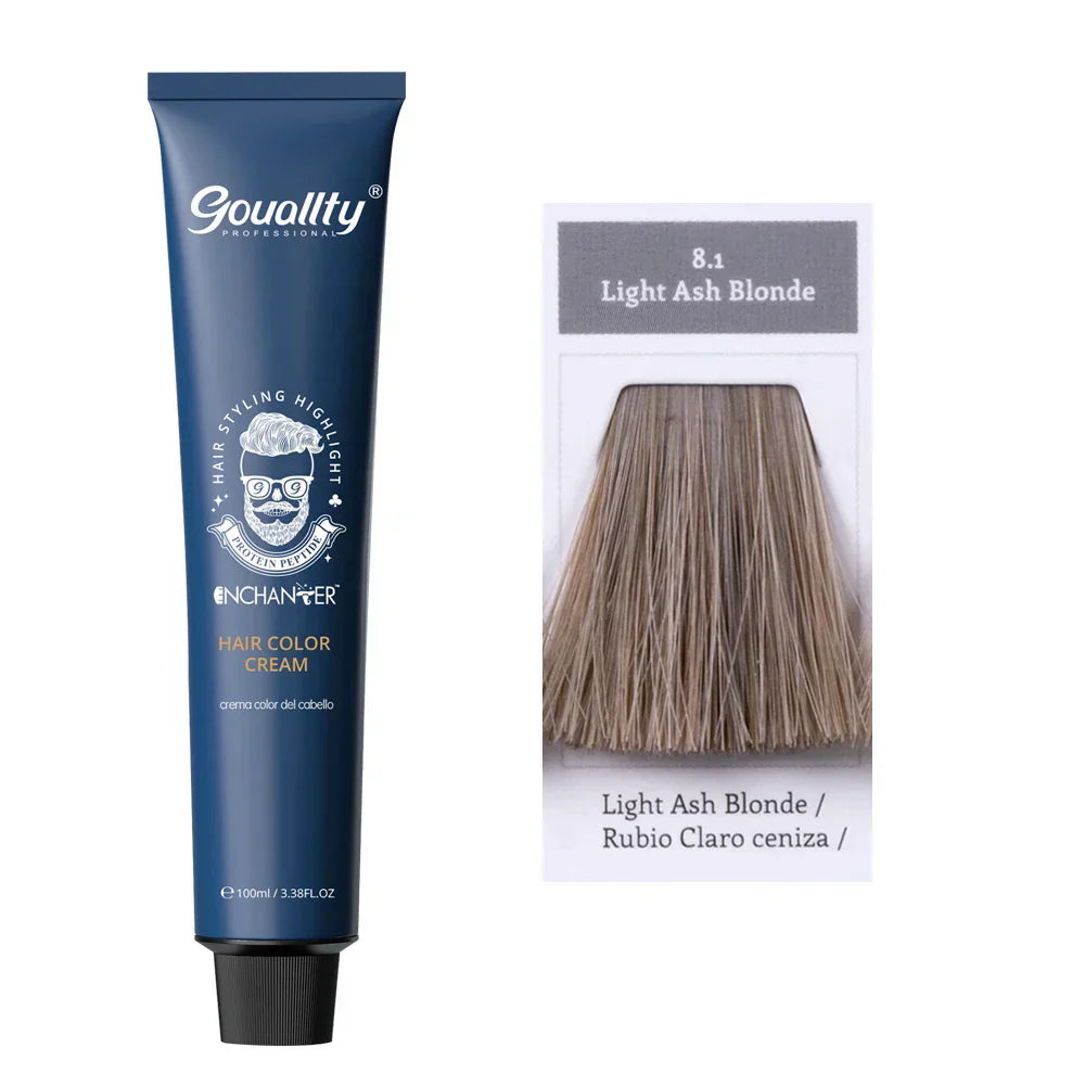 Professional Hair Dye Permanent Golden Brown Sliver Hair