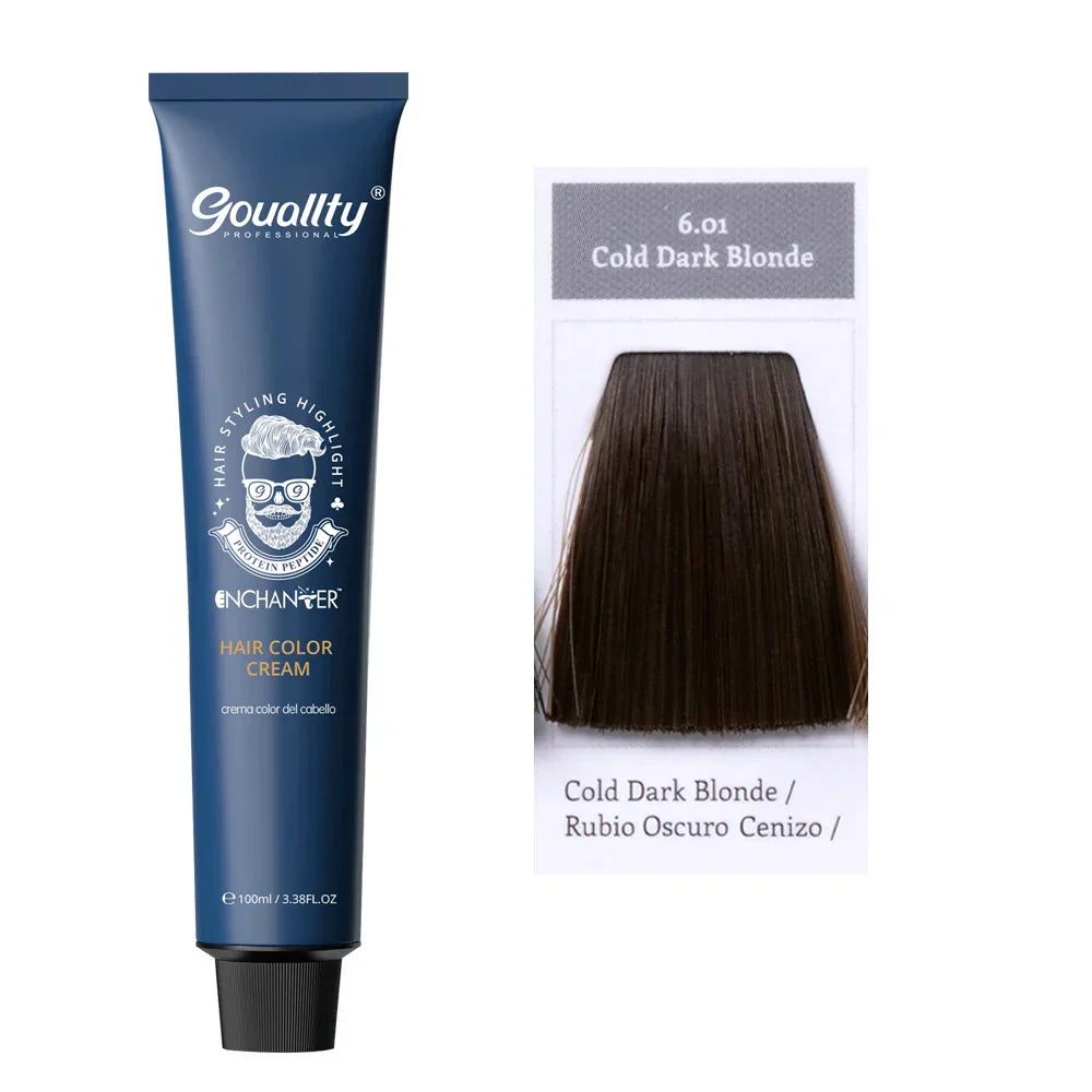 Professional Hair Dye Permanent Golden Brown Sliver Hair