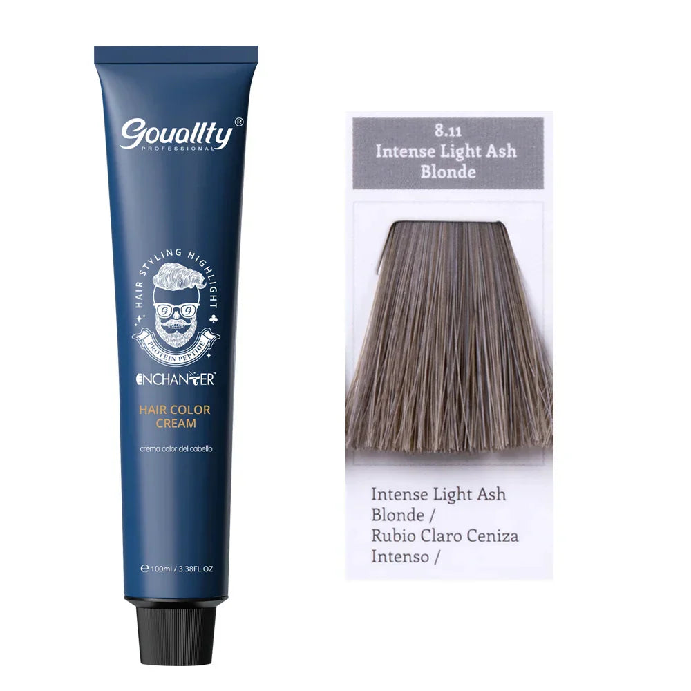 Professional Hair Dye Permanent Golden Brown Sliver Hair