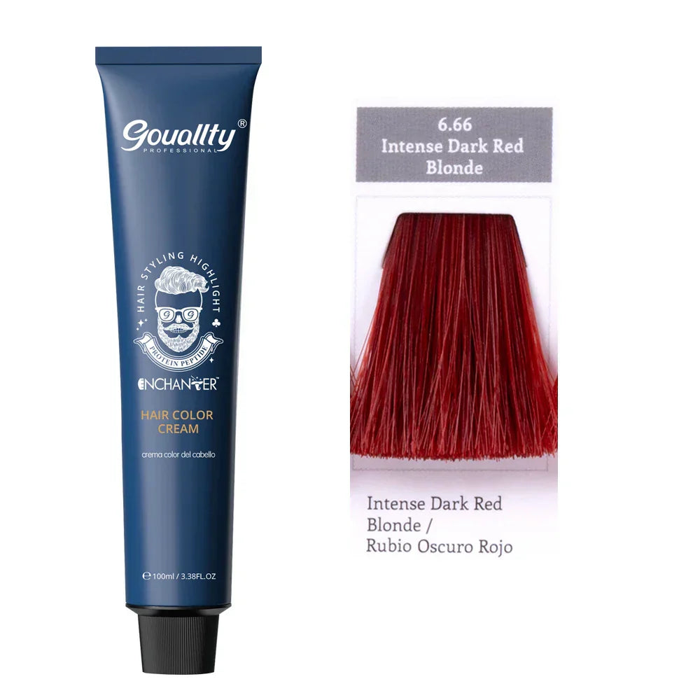 Professional Hair Dye Permanent Golden Brown Sliver Hair