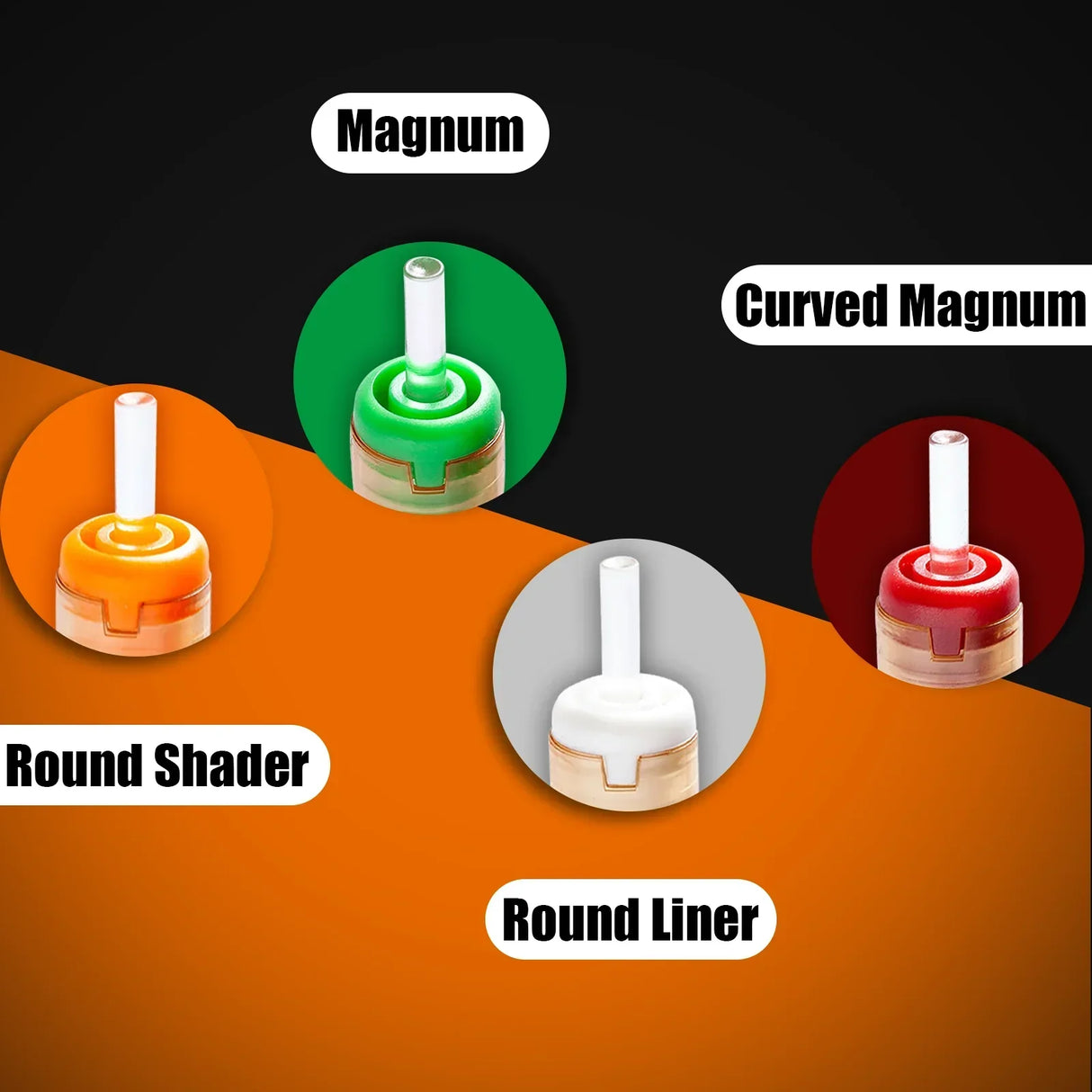 Mixed Sizes Ez V-Select Cartridge Tattoo Needle