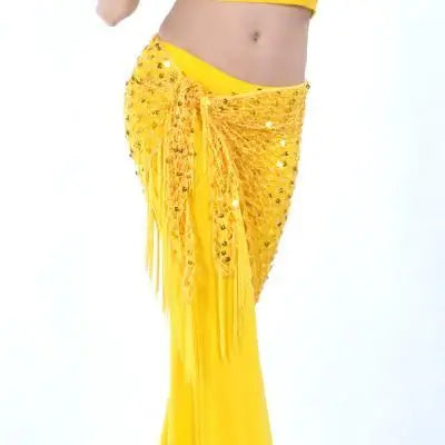 Colors Belly Dance Accessories Long Tassel Belt Elastic