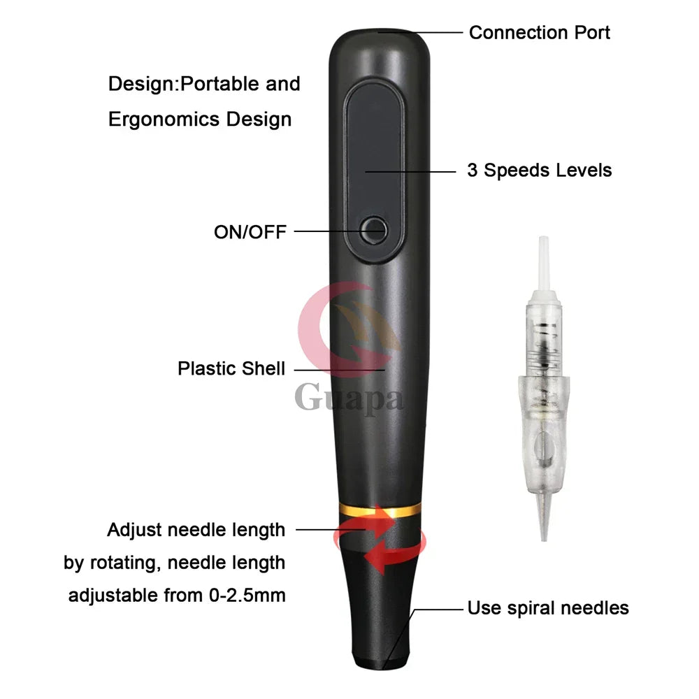 Multifunctional Microshading Tattoo Pen Professional Permanent Makeup