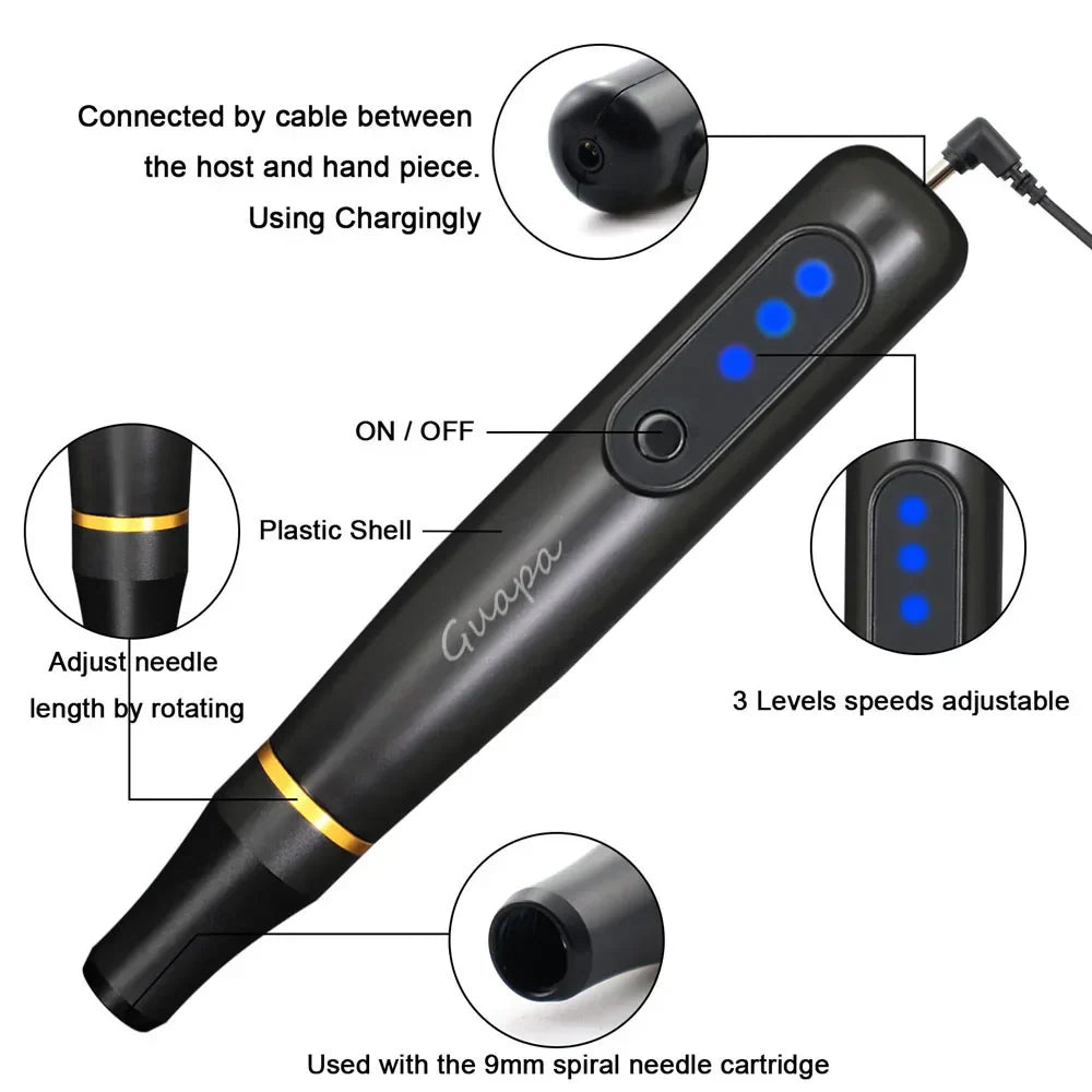 Multifunctional Microshading Tattoo Pen Professional Permanent Makeup