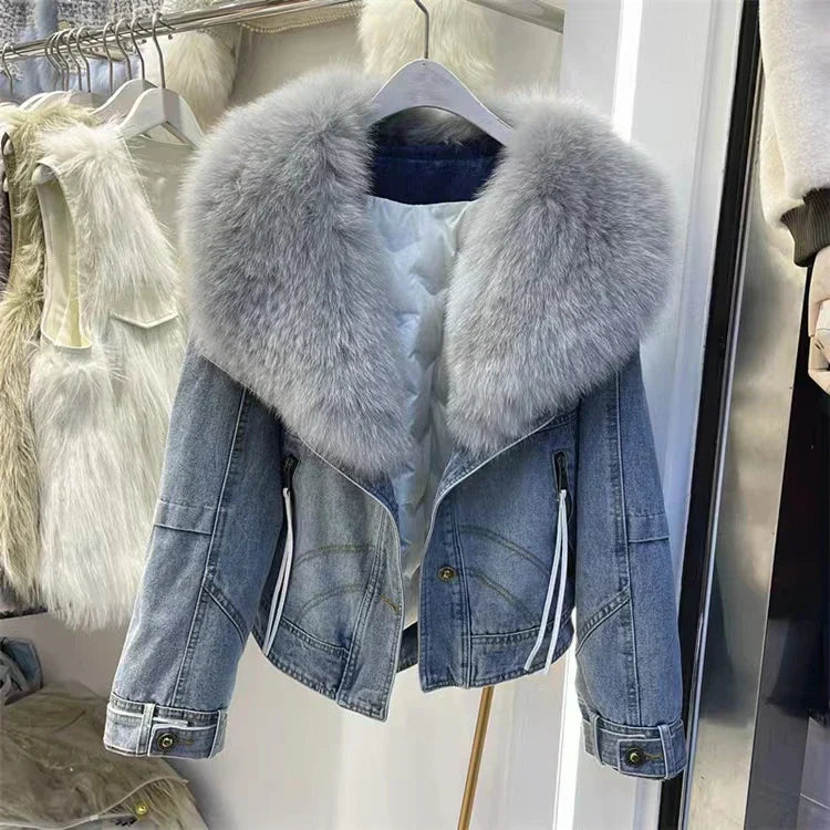 Winter Women New Luxury Natural True Fox Fur