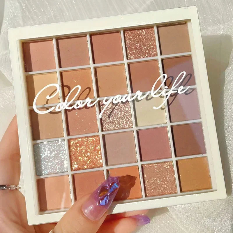 Color Eyeshadow Palette Waterproof Glitter Matte Shimmer