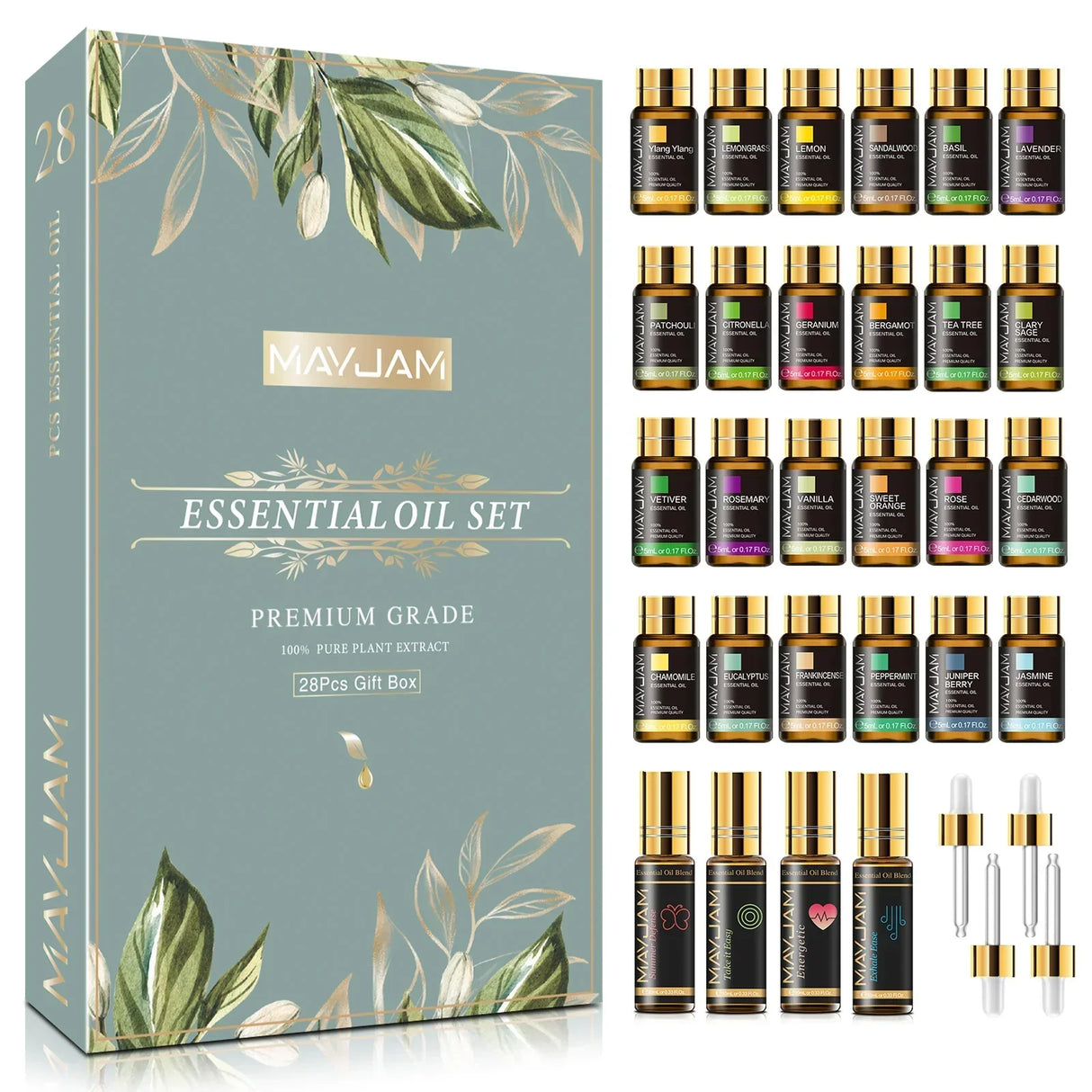 Pure Natural Essential Oils Gift Massage