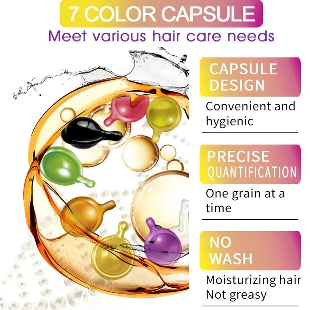 30PCS Hair Care Keratin Repair Capsules - Smooth & Silky