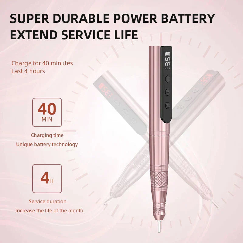 Rpm Electric Nail Drill Machine Professional Nail Lathe