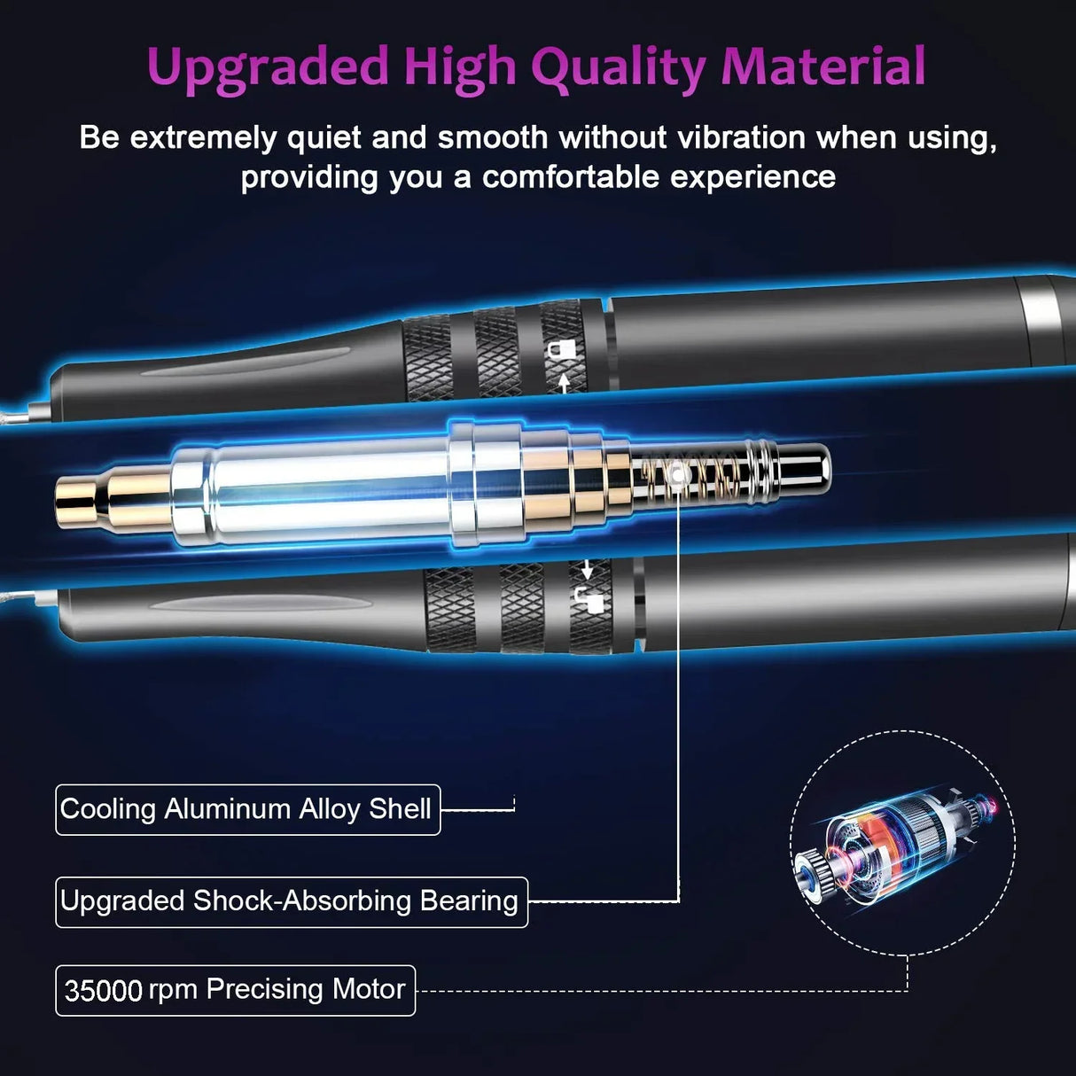 Rpm Manicure Machine Electric Nail Drill Portable Nail