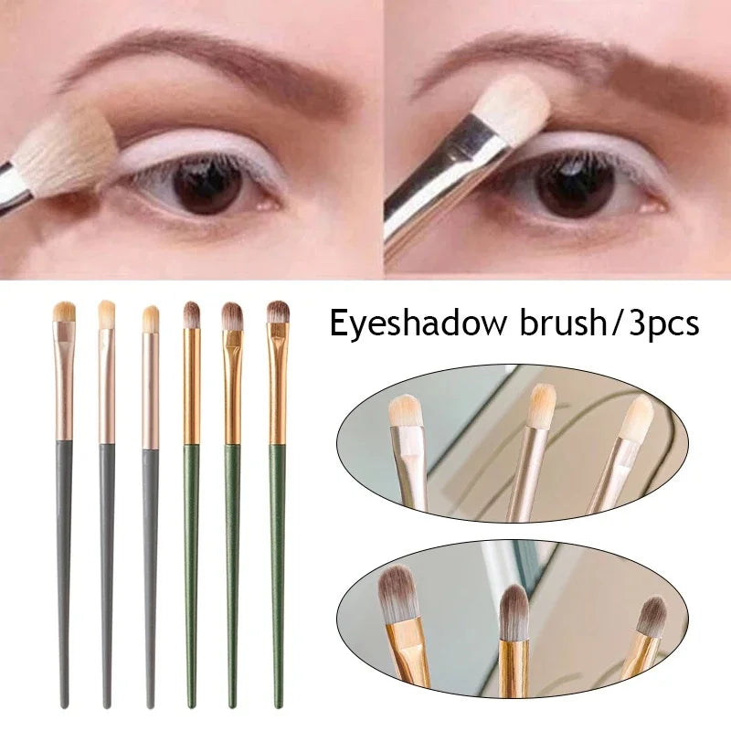 Eye Shadow Detail Brushes Soft Eyebrow Lying