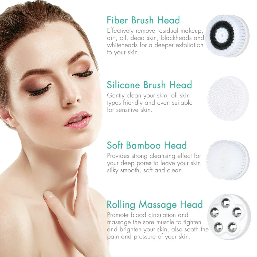 In Electric Clean Facial Brush Face Tightening Exfoliating