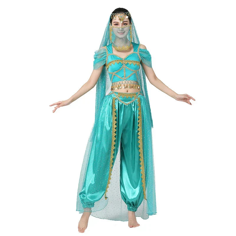 4Pcs Belly Dance Costumes Set For Women Noble