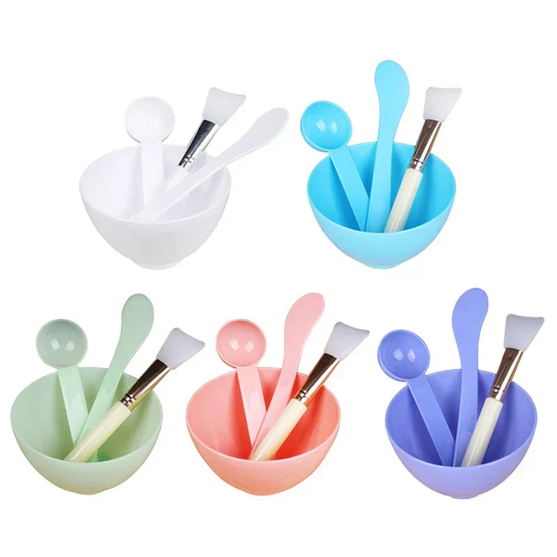 Silicone Facial Makeup Brushes With Face Mask