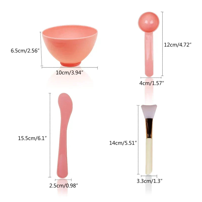 Silicone Facial Makeup Brushes With Face Mask