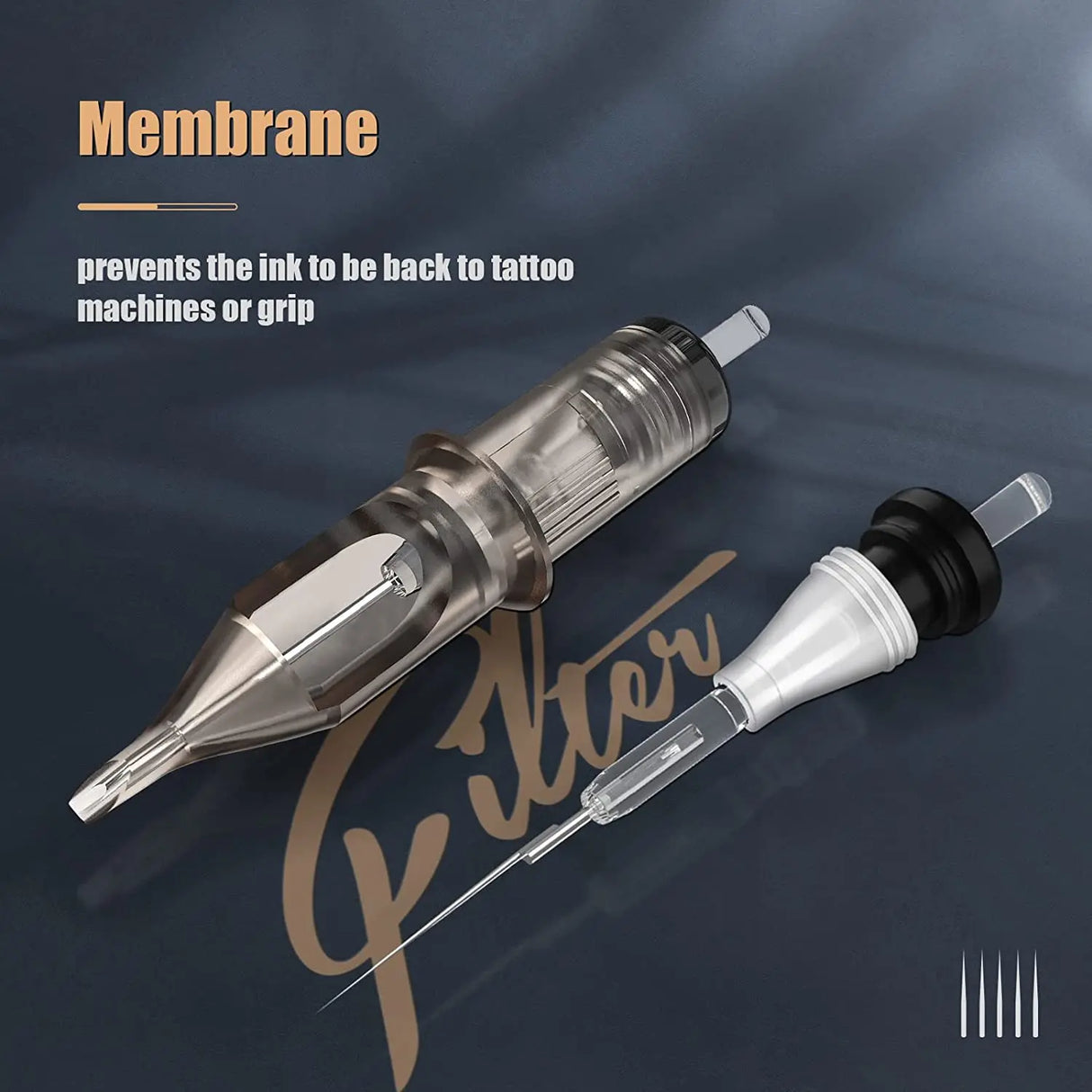 Assorted Sizes Ez Filter Cartridge Tattoo Needle