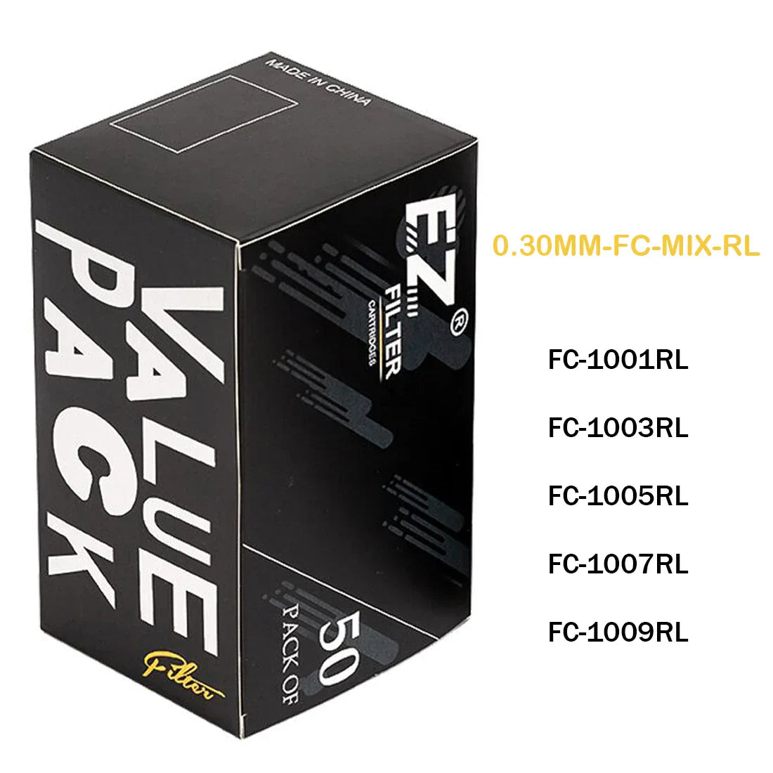 Assorted Sizes Ez Filter Cartridge Tattoo Needle