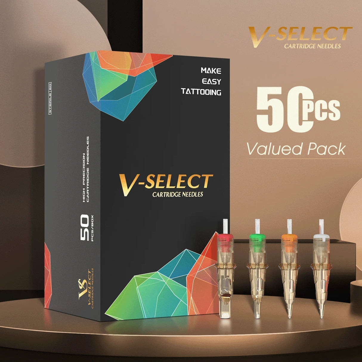Mixed Sizes Ez V-Select Cartridge Tattoo Needle