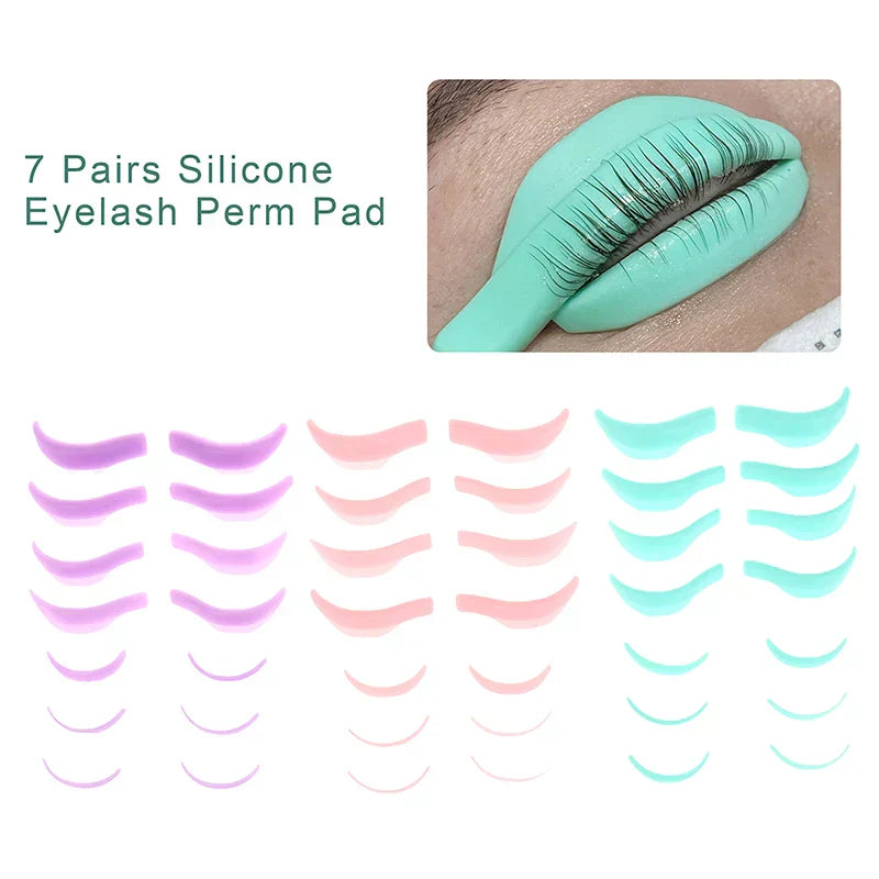 Pairs Silicone Eyelash Perm Pad Recycling Makeup