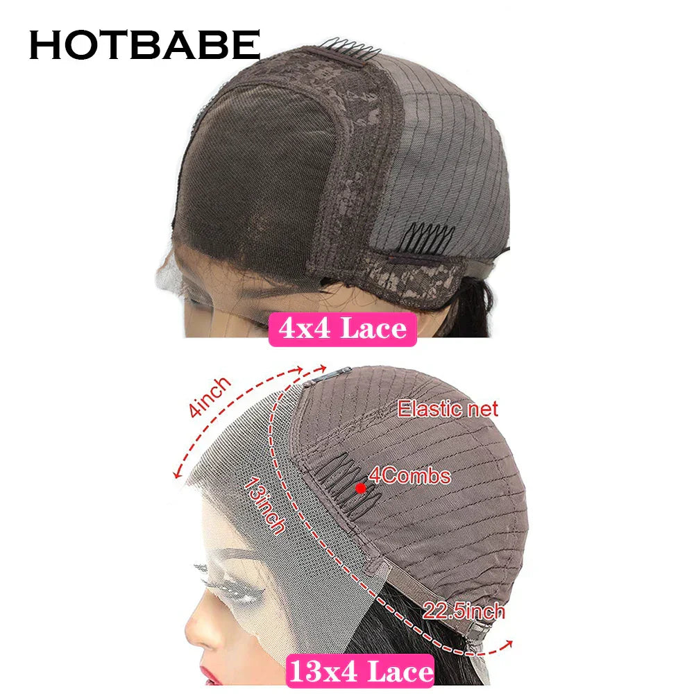 Brown Color Curly 13X4 Hd Lace Frontal Wig