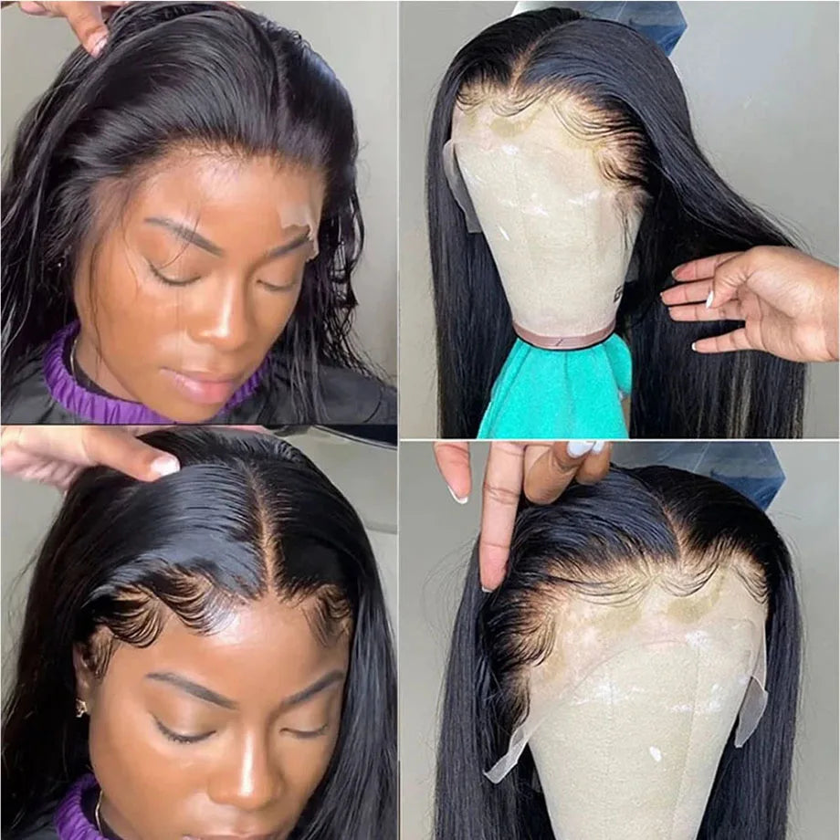 Straight Lace Front Wigs Human Hair 13X4 Lace