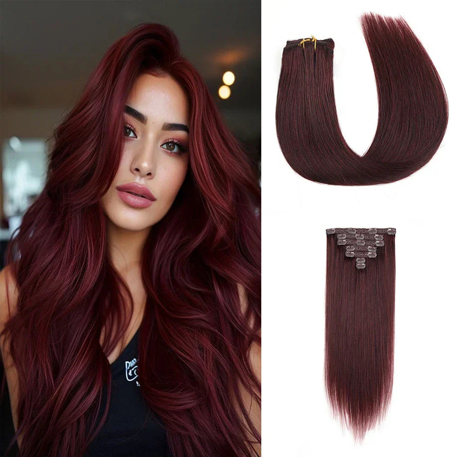 Clip In Hair Extensions Real Human Hair