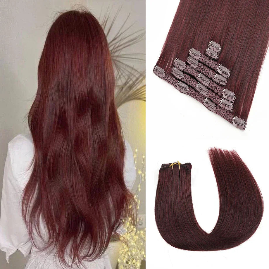 Clip In Hair Extensions Real Human Hair