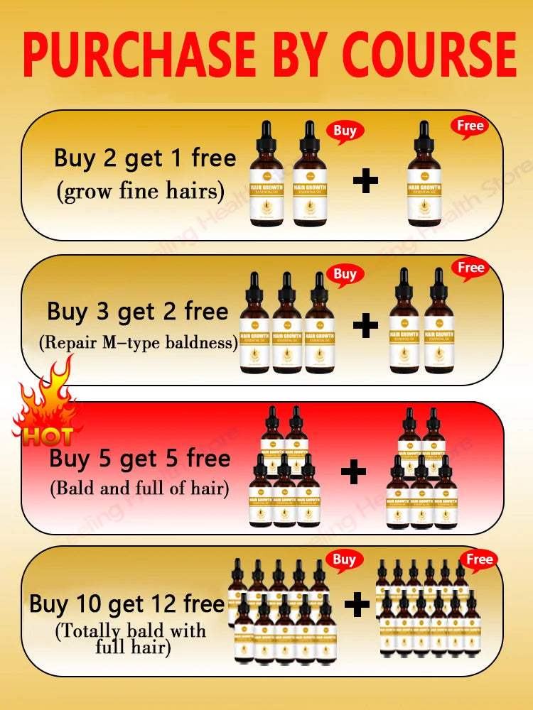 Hair Growth Oil Baldness For Men Treatment