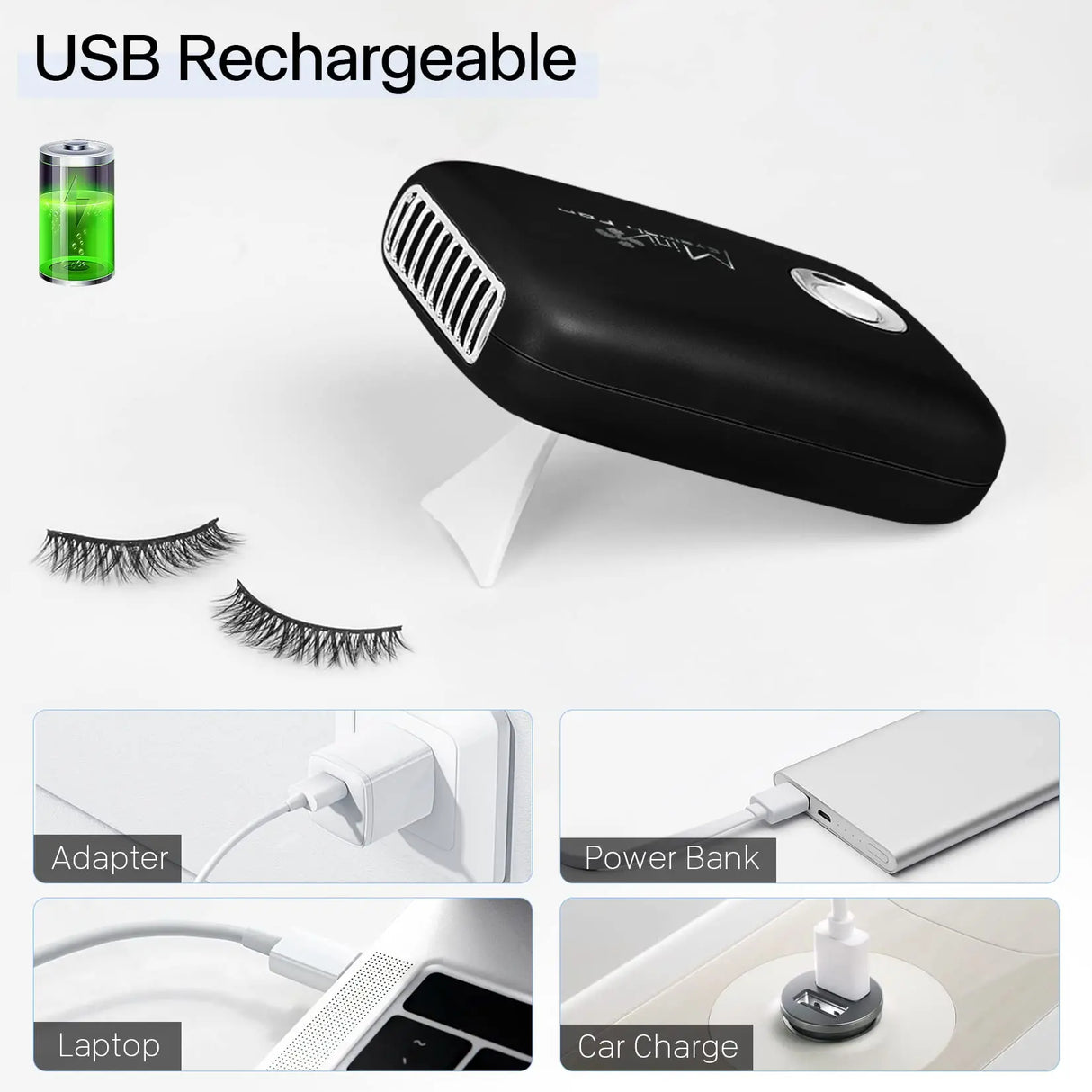 Ailaishi Usb Mini Eyelash Fan Dryer Blower Grafted
