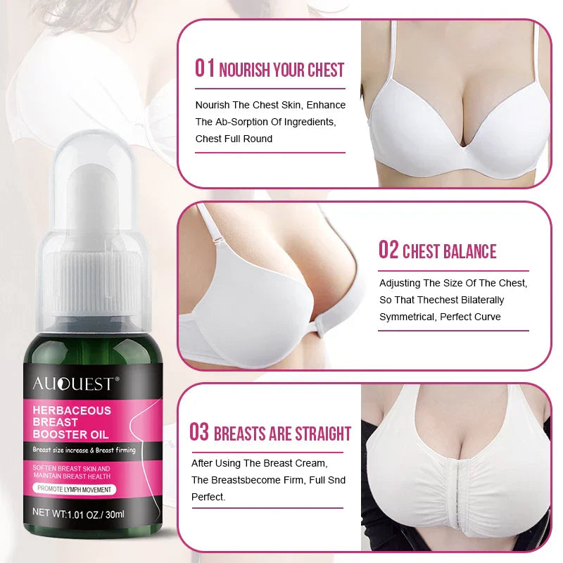 Auquest Breast Enlargement Essential Oil Frming Enhancement Breast