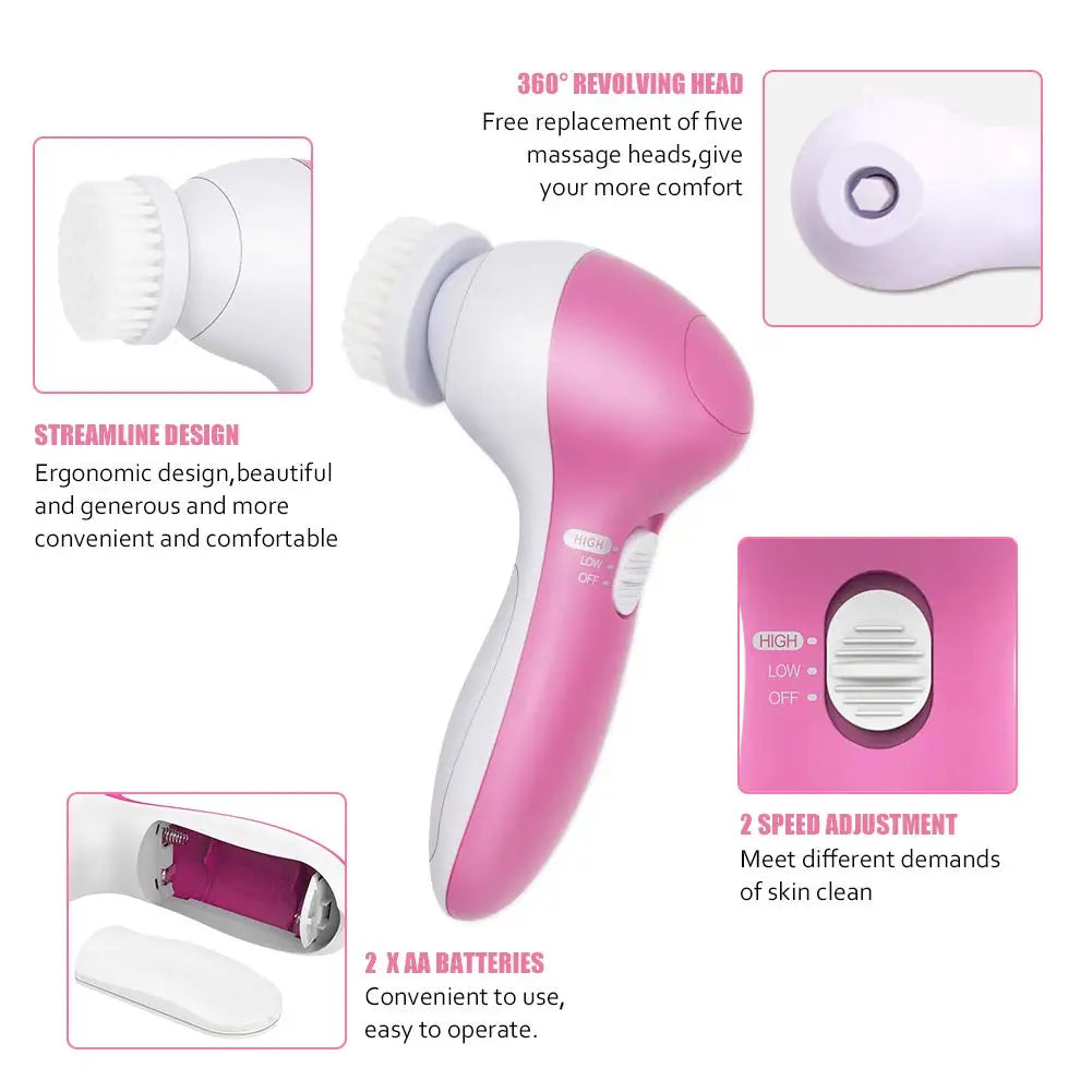 In Electric Facial Deep Cleaning Brush Facial Cleaning