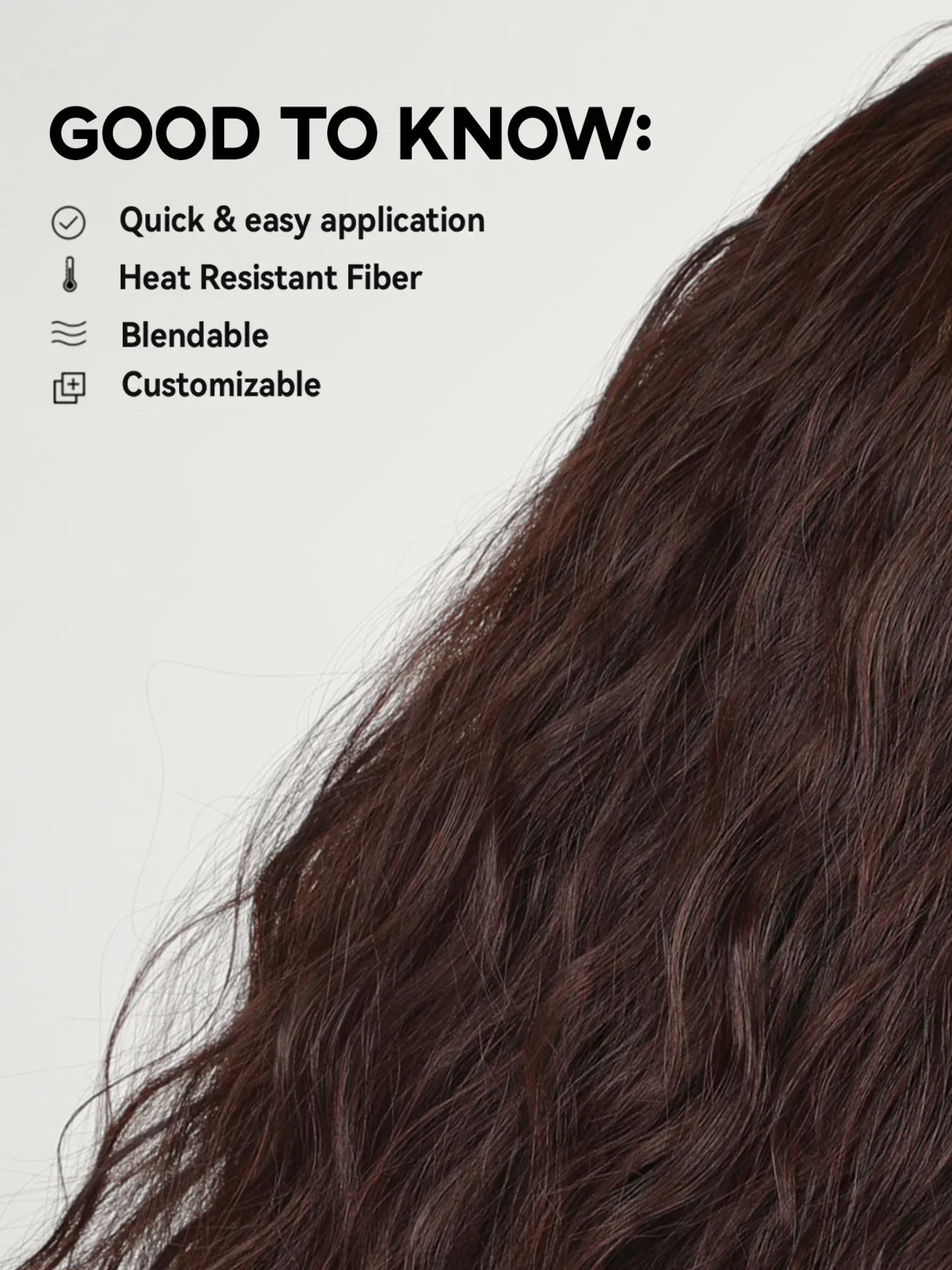 Inches Headband Wig Long Wavy Braid Hair Hoop