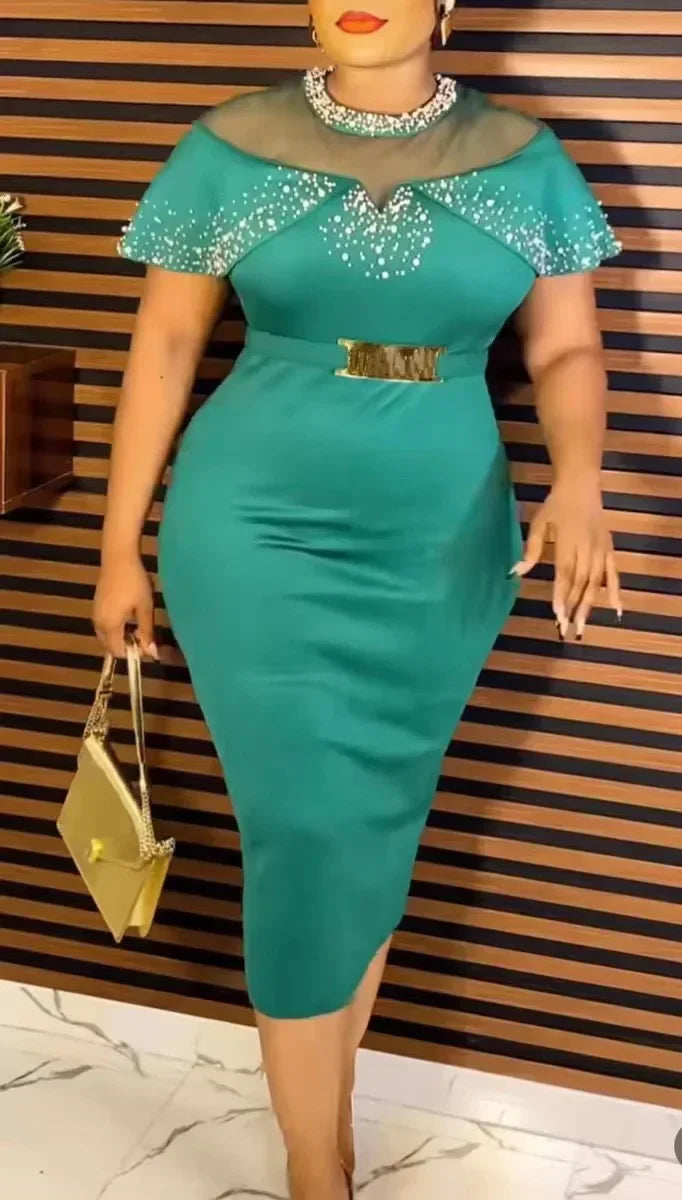 African Wedding Party Dresses Summer African Women Elegant