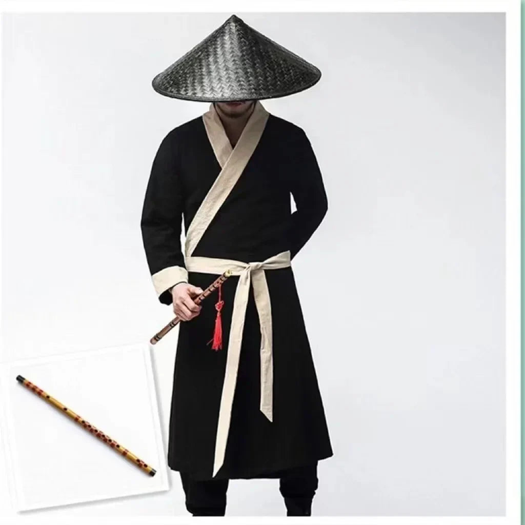 Ancient Chinese Male Hero Costume Traditional Swordsman Clothing