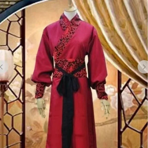 Ancient Chinese Male Hero Costume Traditional Swordsman Clothing