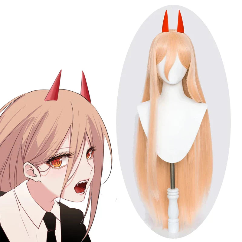 Anime Power Cosplay Chainsaw Man Costume Women Blue