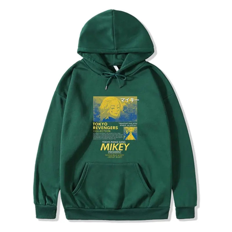Anime Tokyo Revengers Mikey Hoodie Unisex Hip Hop