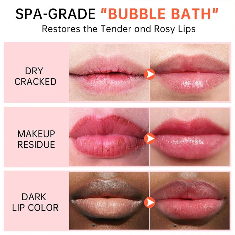 Bubble Lip Balm Lightening Dark Lip Mask Gloss
