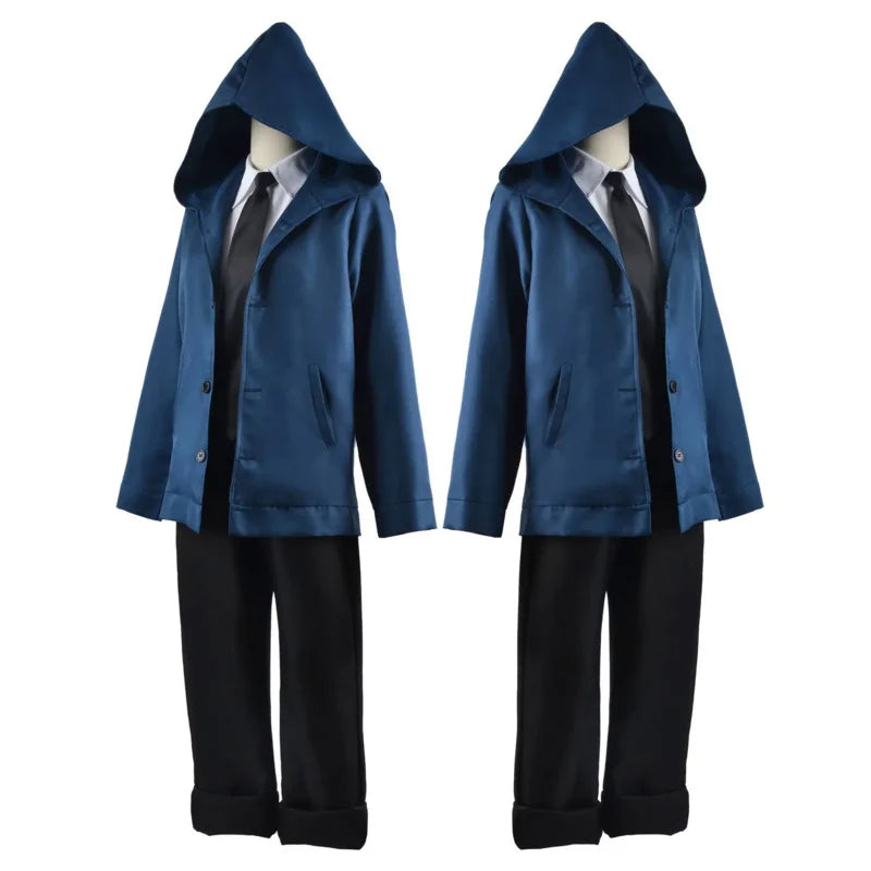 Chainsaw Man Power Cosplay Costume Outfits Blue Suit