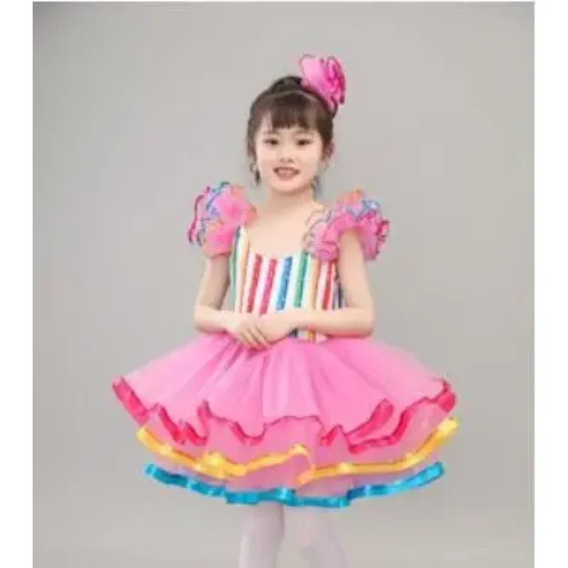 Children' Dance Hall Clothing Sequin Modern Dance Short