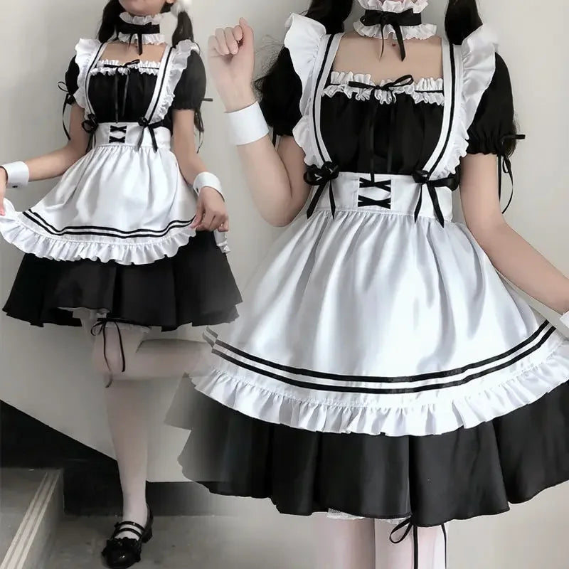 Cosplay Anime Fans And Fashion-Conscious Girls Japanese Style