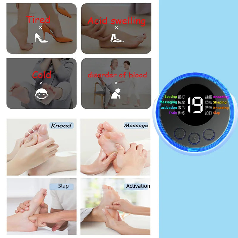 Ems Pulse Foot Massger Sole Massage Pad Current