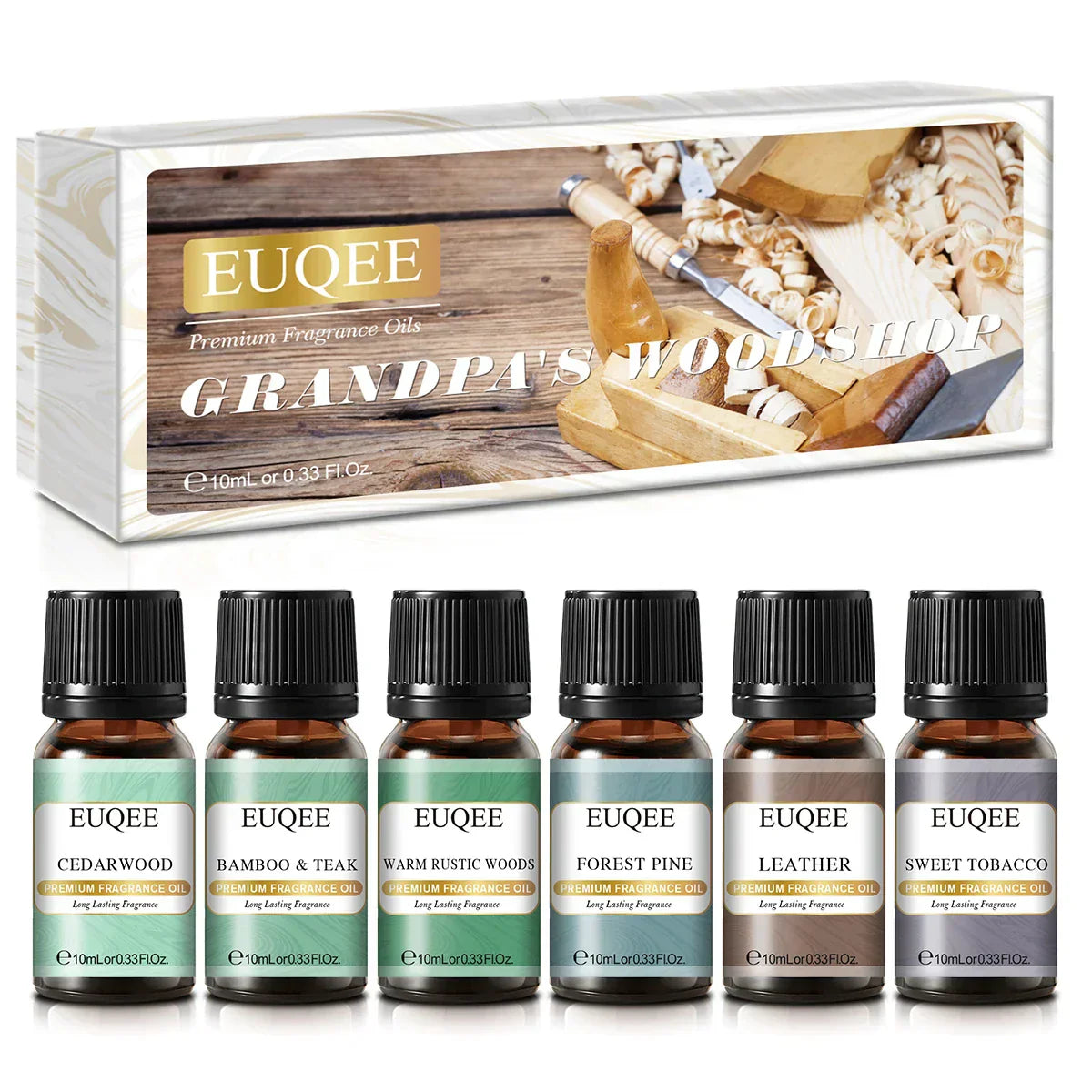 Euqee Fragrance Oil Gift Kit For Diffuser