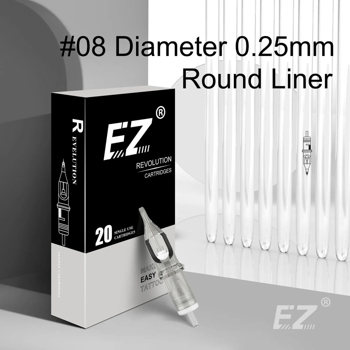 Ez Revolution Tattoo Needles Cartridge Round Liners