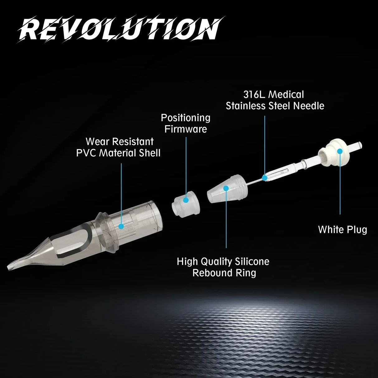 Ez Revolution Tattoo Needles Cartridge Round Liners