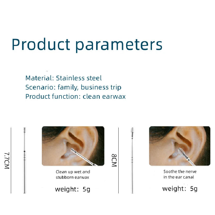 Ear Cleaner Personal Care Curette Ear Pick Stainless